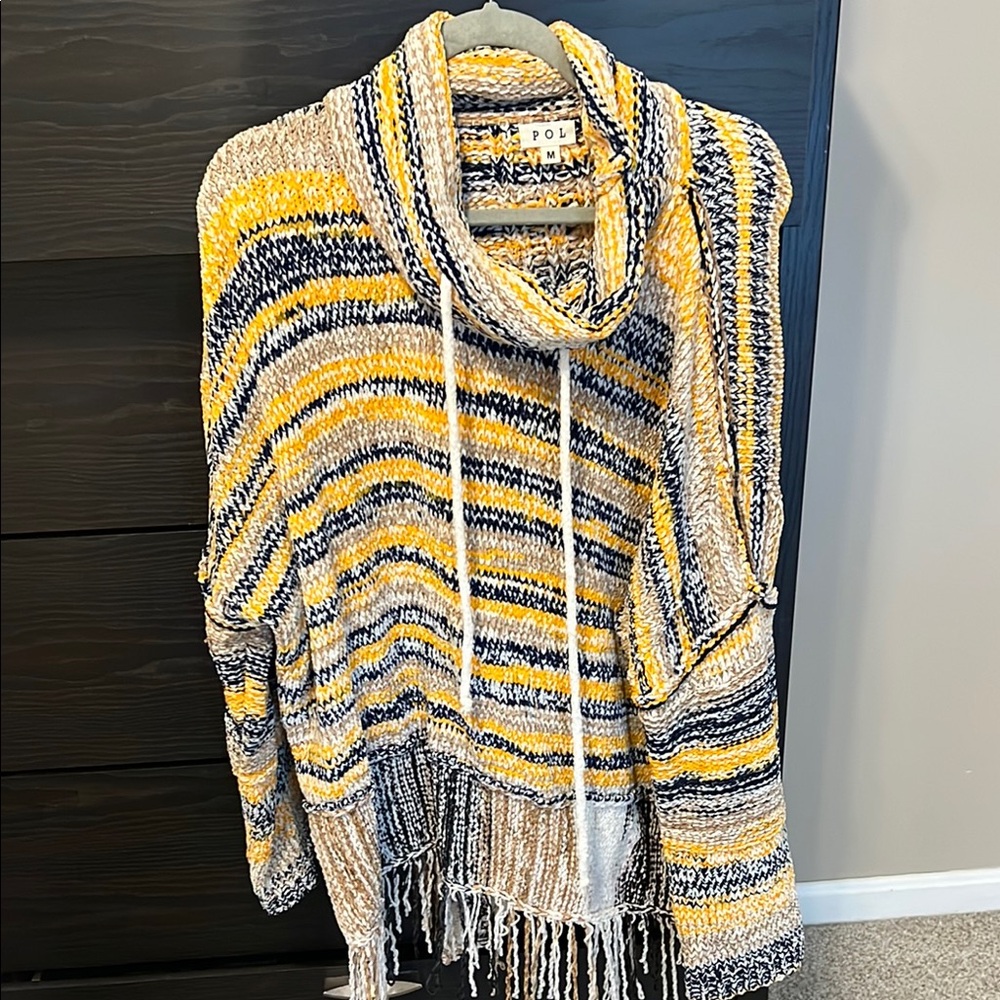 POL Multicolor Striped Knit Sweater